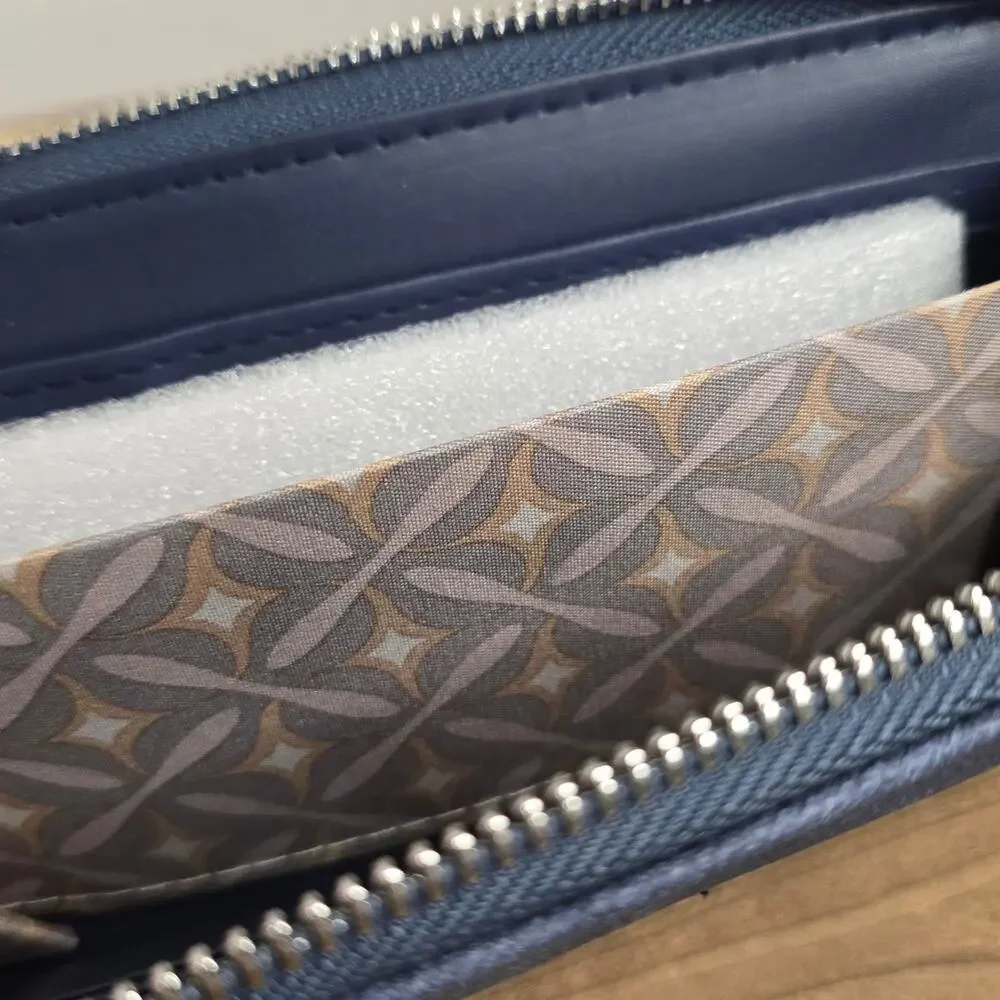 CXL by Christian Lacroix Indigo Denim Zipper Wallet Wristlet NWT